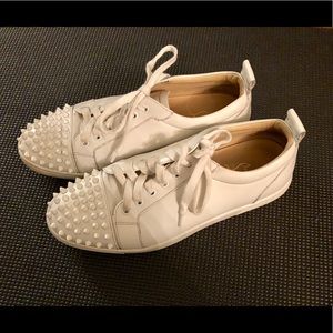 Louboutin leather stud sneakers